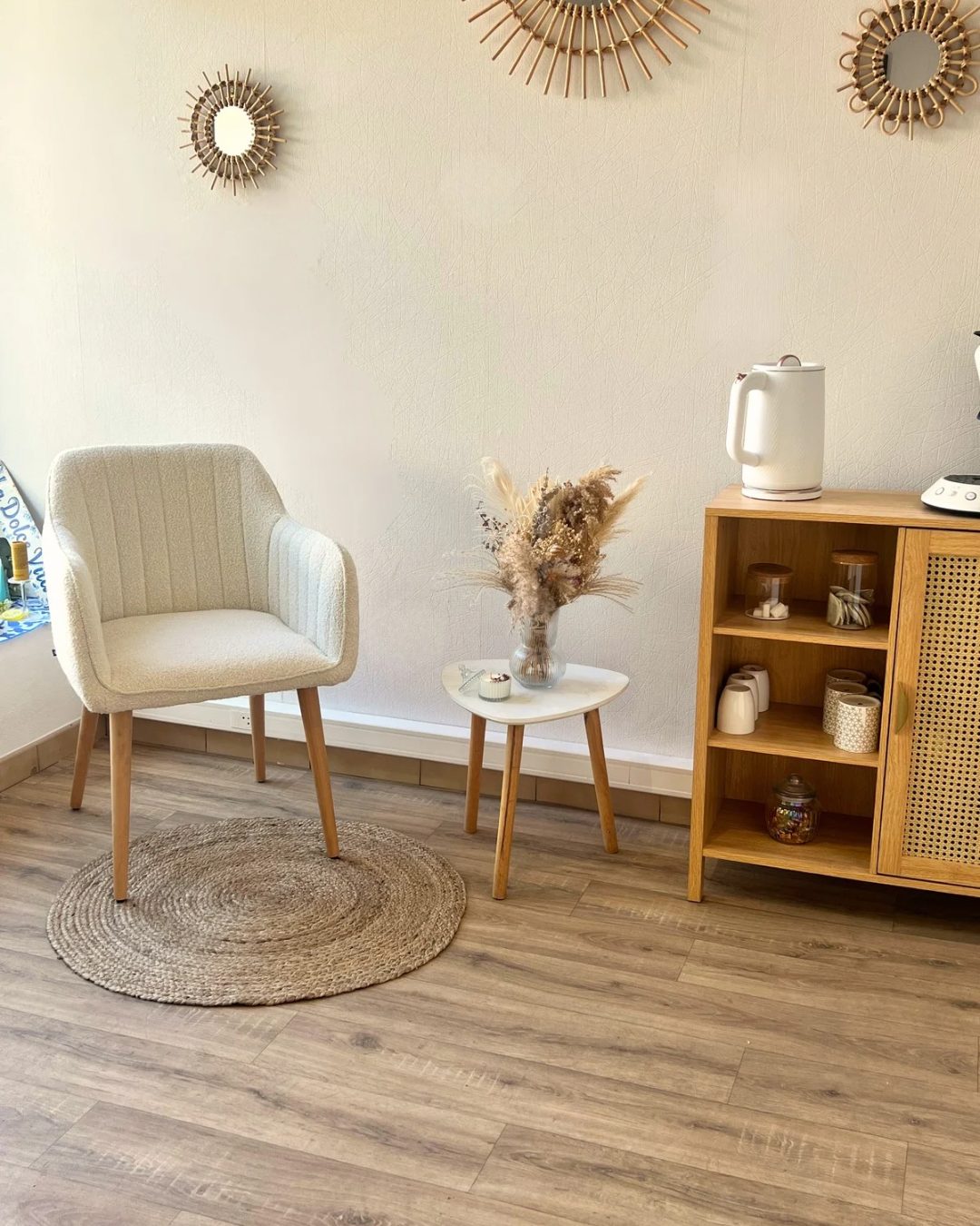 Espace détente et accueil de l'institut de beauté à Villeveyrac